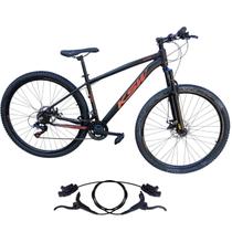 Bicicleta Feminina Aro 29 Alumínio KSW XLT 100 21v Disco Hidráulico Suspensao 80mm