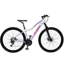 Bicicleta Feminina Aro 29 Mtb Absolute Hera 24v Freio a Disco Hidráulico Suspensao 80mm Estrada Cidade