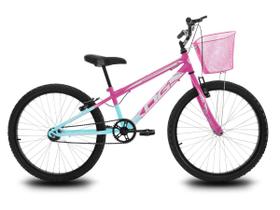 Bicicleta Feminina Infantil Aro 24 KOG Perfeita para Presente, com Cestinha e Preço Especial Bicicleta Feminina Infantil Aro 24 KOG Perfeita para Presente, com Cestinha e Preço Especial