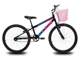 Bicicleta Feminina Infantil Aro 24 KOG Perfeita para Presente, com Cestinha e Preço Especial