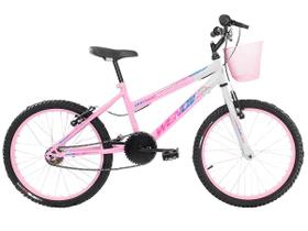 Bicicleta Feminina Infantil Passeio Aro 20 Wendy Com Cesta