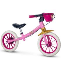 Bicicleta Feminina Modelo Disney Princesas Sem Pedal - Nathor