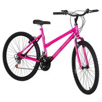 Bicicleta Feminina Rosa Aro 26 18 Marchas Aço Pro Tork Ultra - Ultra Bikes