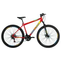 Bicicleta Flexus 2.0 Mountain Bike Aro 29 Quadro Aço 21 Marchas Free Action Vermelho Coke Bicicleta Flexus 2.0 Mountain Bike Aro 29 Quadro Aço 21 Marchas Free Action Vermelho Coke
