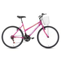 Bicicleta Foxer Maori Aro 26 com Cesta 21 Marchas Freios V-Brake Houston Bicicleta Foxer Maori Aro 26 com Cesta 21 Marchas Freios V-Brake Houston