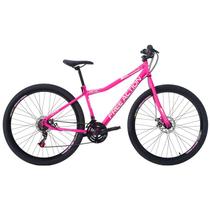 Bicicleta free action aro 29 mtb 34,7 21v riese 1.5 disk brake 2026 rosa