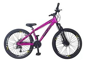 Bicicleta Gios 4trix/Evo aro 26 21V do Grau Rosa