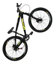 Bicicleta Gios Frx/4trix single freio hidraulico Aro 26 Preto Amarelo do Grau