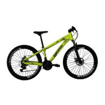 Bicicleta Gios FRX Freeride Aro 26 Freio a Disco 21 Velocidades Cambios Shimano Gios Amarelo Neon Bicicleta Gios FRX Freeride Aro 26 Freio a Disco 21 Velocidades Cambios Shimano Gios Amarelo Neon