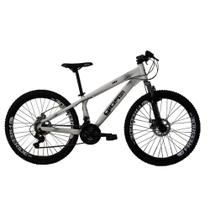 Bicicleta Gios FRX Freeride Aro 26 Freio a Disco 21 Velocidades Cambios Shimano Gios Branco