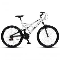 Bicicleta Gps 148 Dupla Suspensão E Freios V-brake, Aro 26 Aero, 36 Raias, 21 Marchas Colli Branco Bicicleta Gps 148 Dupla Suspensão E Freios V-brake, Aro 26 Aero, 36 Raias, 21 Marchas Colli Branco