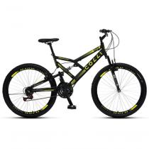 Bicicleta Gps 148 Dupla Suspensão E Freios V-brake, Aro 26 Aero, 36 Raias, 21 Marchas Colli Bicicleta Gps 148 Dupla Suspensão E Freios V-brake, Aro 26 Aero, 36 Raias, 21 Marchas Colli