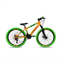 Bicicleta Grau Aro 26 21 Marchas Colli Laranja-verde Bicicleta Grau Aro 26 21 Marchas Colli Laranja-verde