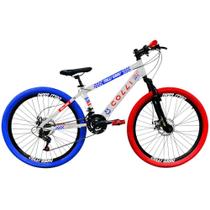 Bicicleta Grau Aro 26 Freios A Disco 21 Velocidades Colli Cor Bicolor Tamanho do quadro 13.5