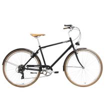 Bicicleta Groove Cosmopolitan 7v aro 700c Preto Quadro 17