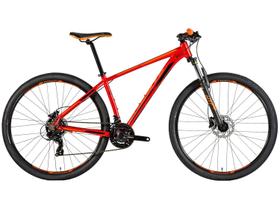 Bicicleta Groove Hype 30 21v HD Vermelho/Laranja/Preto Quadro 17 Bicicleta Groove Hype 30 21v HD Vermelho/Laranja/Preto Quadro 17