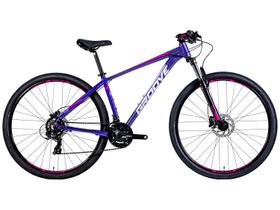 Bicicleta Groove Indie 10 21v MD Violeta/Grafite/Rosa Quadro 15 Bicicleta Groove Indie 10 21v MD Violeta/Grafite/Rosa Quadro 15