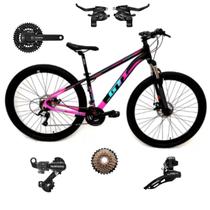 Bicicleta GTI Roma Aro 29 21 Velocidades Aluminio 6061 C/ Kit Shimano