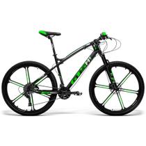 Bicicleta GTS Aro 29 Freio a Disco Hidráulico Câmbio 27 Marchas Amortecedor e Rodas de Magnésio GTS M1 I-Vtec Absolute Magnésio Navigate