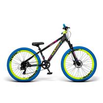 Bicicleta GTS M1 Freeride New Lite Aro 26 - Freio Hidraulico - Câmbio Shimano - 7 Marchas - Unissex