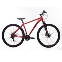 Bicicleta Houston Kamp F Aro-29 Com Câmbio Traseiro Shimano Vemelha