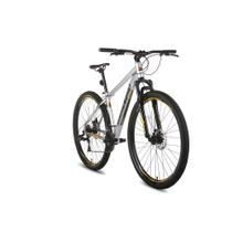 Bicicleta houston kamp prata/amarela cambio shimano aro 29 21v - (htkp97g)