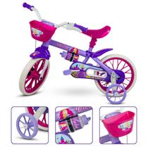 Bicicleta Infantil 3 A 5 Anos Aro 12 Com Rodinha E Cestinha