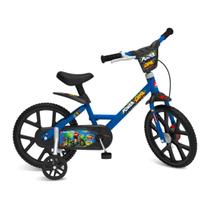 Bicicleta infantil 4 a 6 Anos Aro 14 Power Game Bandeirante Cor:Azul Bicicleta infantil 4 a 6 Anos Aro 14 Power Game Bandeirante Cor:Azul