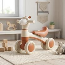 Bicicleta Infantil 4 Rodas Sem Pedal Andador de Equilíbrio Modelo Ovelha para Crianças