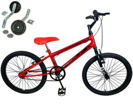 Bicicleta Infantil 5 a 8 anos Aro 20 + Rodinha Lateral - WOLF BIKE