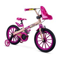 Bicicleta Infantil 5 à 8 Anos Barbie Aro 16 Bike Com Rodinhas Nathor Modelo:Barbie 2 Bicicleta Infantil 5 à 8 Anos Barbie Aro 16 Bike Com Rodinhas Nathor Modelo:Barbie 2