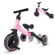Bicicleta infantil 5 em 1 para crianças de 1 a 4 anos com treinamento de equilíbrio Bicicleta infantil 5 em 1 para crianças de 1 a 4 anos com treinamento de equilíbrio