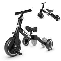 Bicicleta infantil 5 em 1 por 1 a 4 anos com treinamento de equilíbrio Bicicleta infantil 5 em 1 por 1 a 4 anos com treinamento de equilíbrio