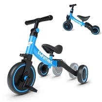 Bicicleta infantil 5 em 1 por 1 a 4 anos com treinamento de equilíbrio Bicicleta infantil 5 em 1 por 1 a 4 anos com treinamento de equilíbrio