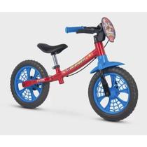 Bicicleta Infantil Aro 12 Balance Sem Pedal Spiderman Caloi