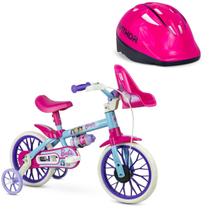 Bicicleta Infantil Aro 12 c/ Capacete Cestinha Rodinhas Freio Banco Guidão Ajustáveis Bike Criança Ciclismo Bicicleta Infantil Aro 12 c/ Capacete Cestinha Rodinhas Freio Banco Guidão Ajustáveis Bike Criança Ciclismo