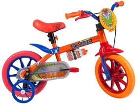 Bicicleta Infantil Aro 12 Caloi Power Rex 1 Marcha - com Rodinhas