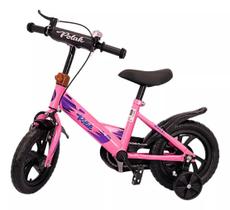 Bicicleta infantil Aro 12 com pedal e Rodinhas