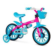 Bicicleta Infantil Aro 12 Com Rodinhas Absolute Kids