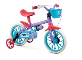 Bicicleta Infantil Aro 12 Com Rodinhas Bike Disney - Stitch - Nathor