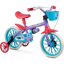 Bicicleta Infantil Aro 12 com Rodinhas Bike Disney Stitch Nathor