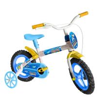 Bicicleta Infantil Aro 12 Com Rodinhas Bike Menina AZUL