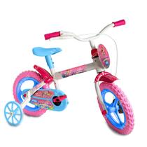 Bicicleta Infantil Aro 12 Com Rodinhas Bike Menina ROSA