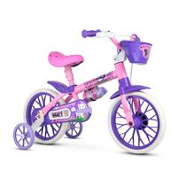 Bicicleta Infantil Aro 12 Com Rodinhas Cat PU Nathor