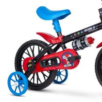 Bicicleta Infantil Aro 12 com Rodinhas Menino Mechanic - Nathor Bicicleta Infantil Aro 12 com Rodinhas Menino Mechanic - Nathor