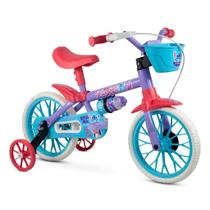 Bicicleta Infantil Aro 12 Com Rodinhas Stitch - Nathor Bicicleta Infantil Aro 12 Com Rodinhas Stitch - Nathor