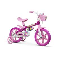 Bicicleta Infantil Aro 12 Flower Rosa