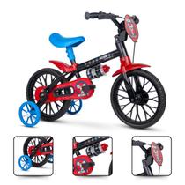 Bicicleta Infantil aro 12 Flower Veloz Black Mechanic