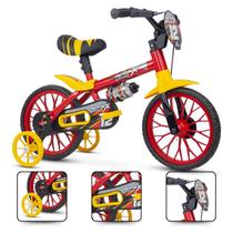 Bicicleta Infantil aro 12 Flower Veloz Black Mechanic
