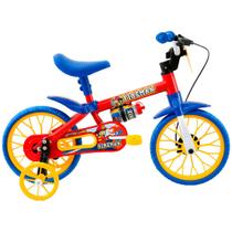 Bicicleta Infantil Aro 12 Freio Tambor 1 Marcha Cestinha Nathor